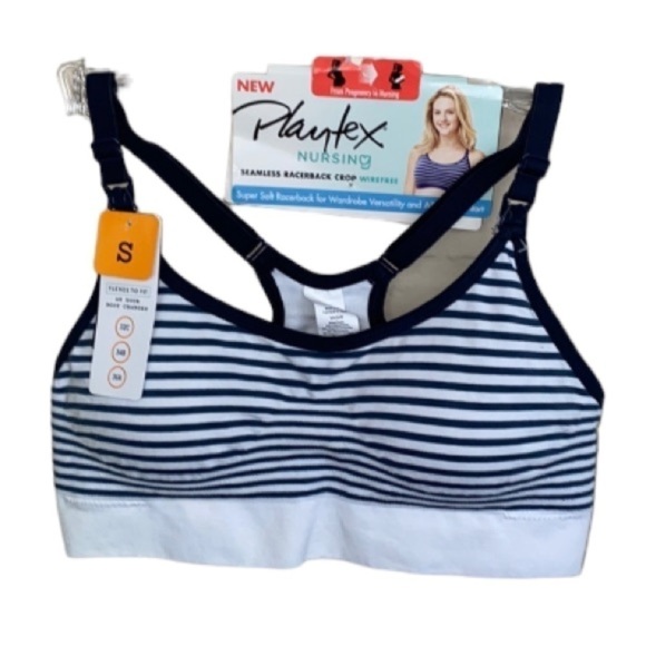 Playtex nursing bra NEW small maternity striped - Picture 9 of 9